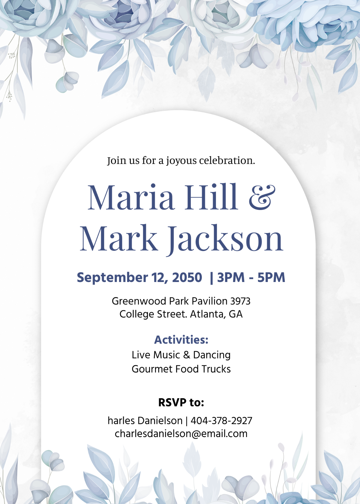 graduation reception invitation template