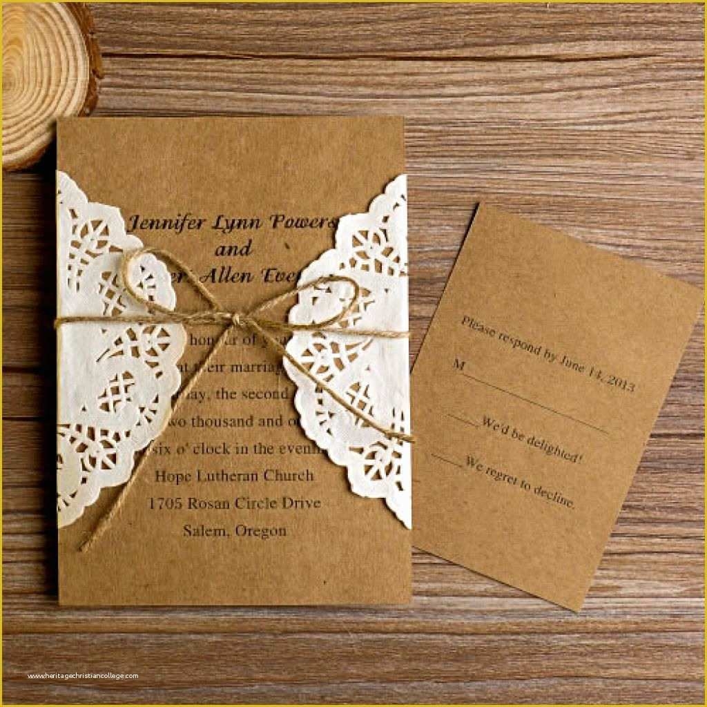 Free Rustic Wedding Invitation Printable Templates Of Rustic Wedding