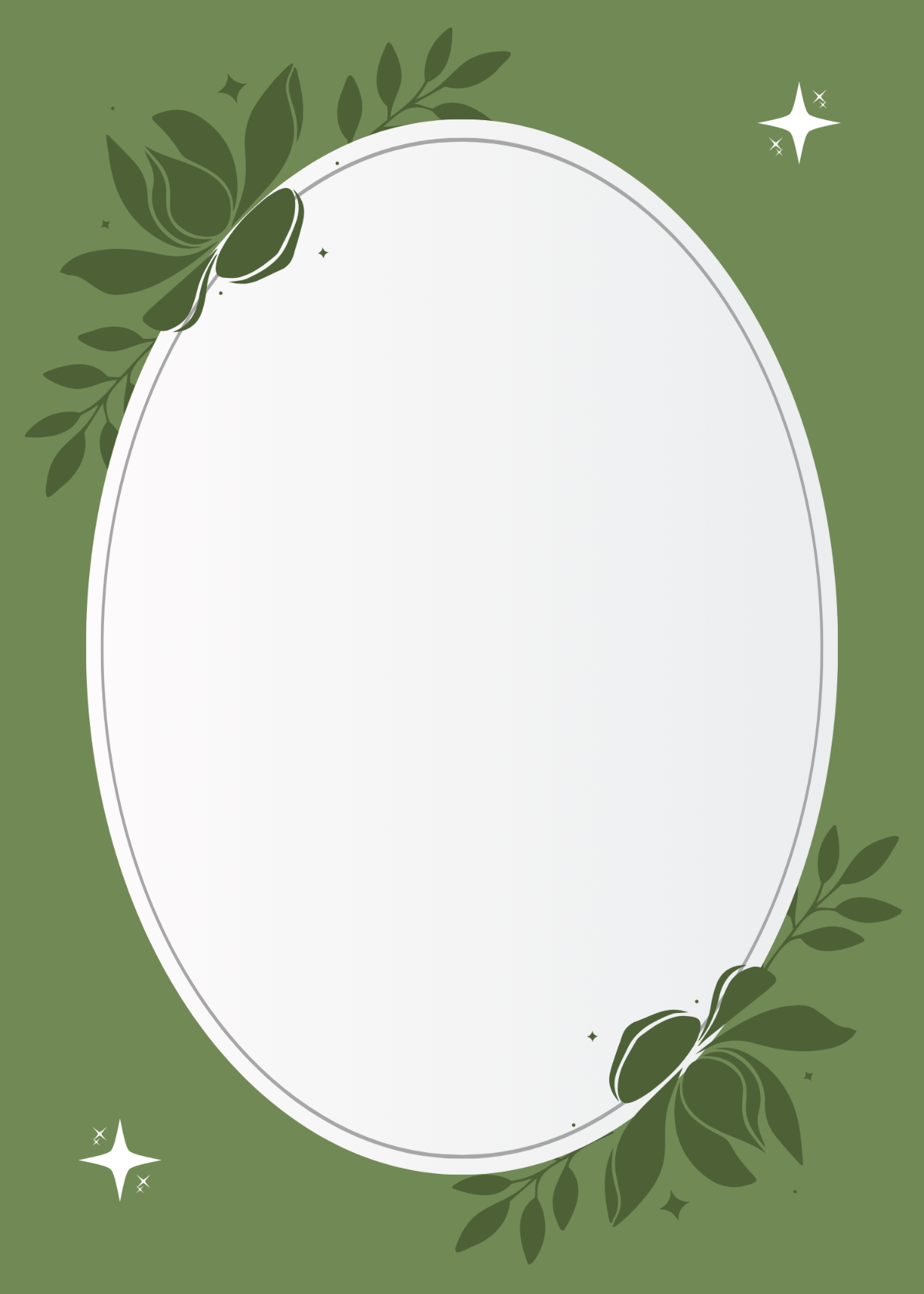 Free Sage Green Confirmation Invitation Background Template To Edit Online
