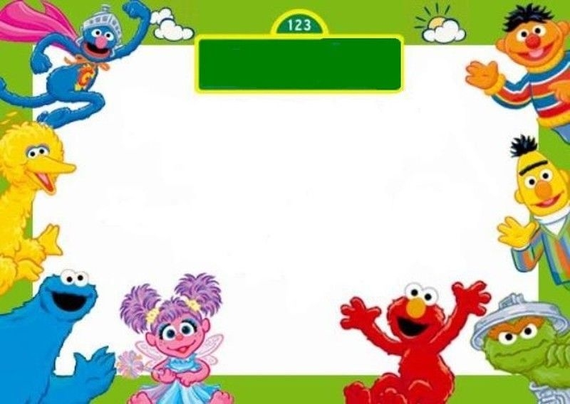 FREE Sesame Street Birthday Invitations FREE Printable Birthday 
