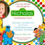 Free Sesame Street Invitation Template