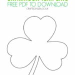 Free Shamrock Template Printable PDF Crafts On Sea Shamrock