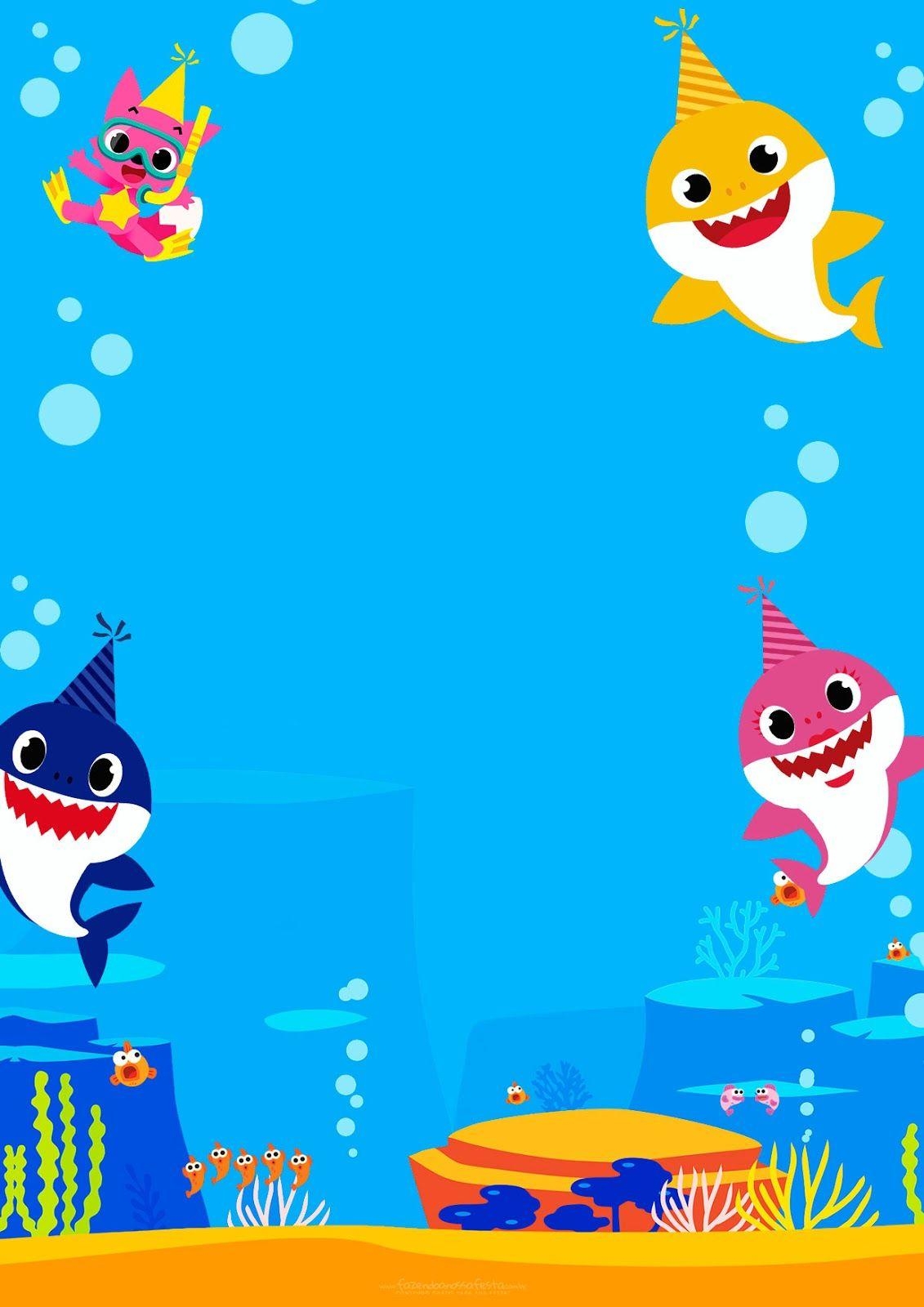 Free Shark Invitation Template