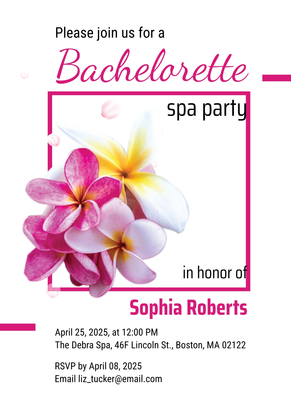 FREE Spa Invitation Templates Examples Edit Online Download 