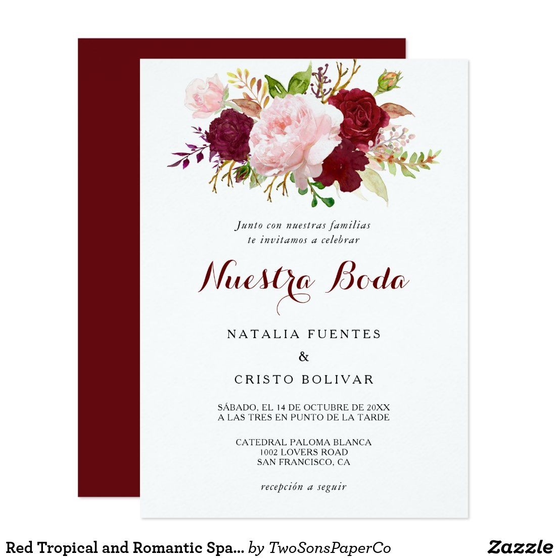 Free Spanish Invitation Template