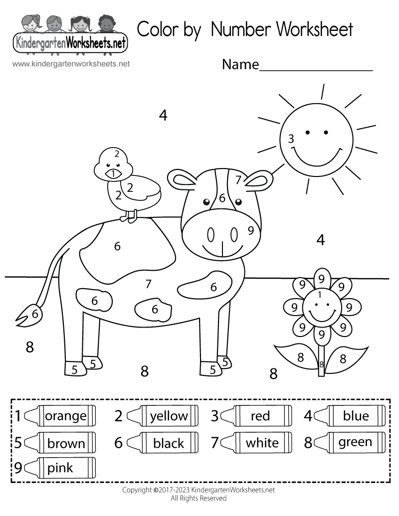 FREE Spring Color By Number Worksheets 8 Pages Leap Of Faith 