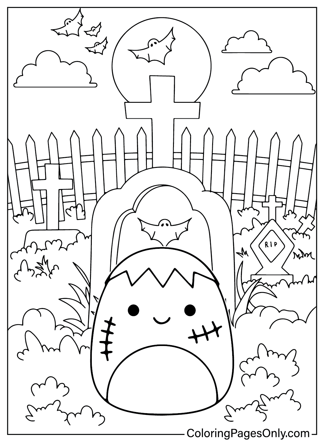 free squishmallow coloring pages