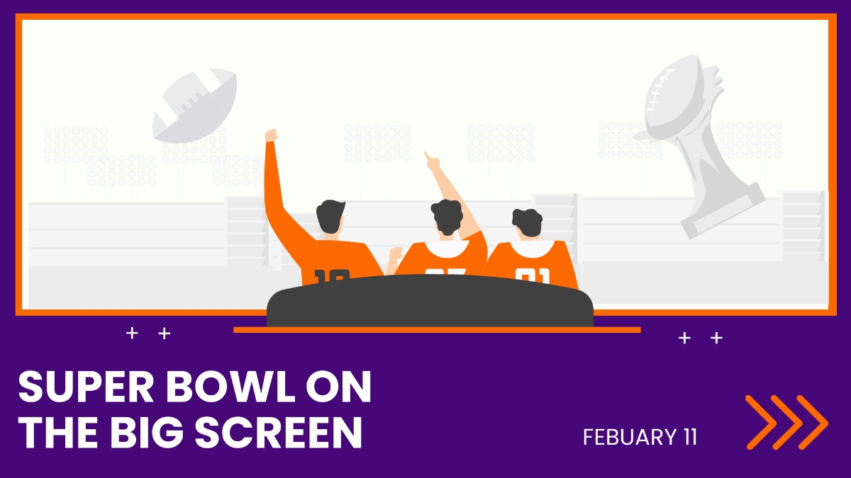 Free Super Bowl Invitation Background Template To Edit Online