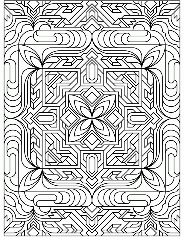 Free Tessellations Coloring Pages Coloring Home