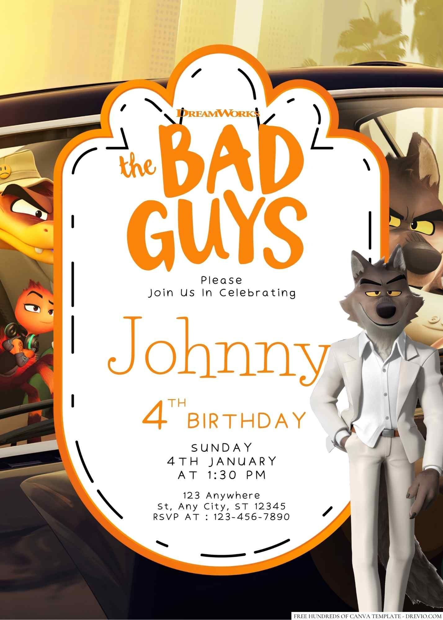 birthday invitation templates for guys