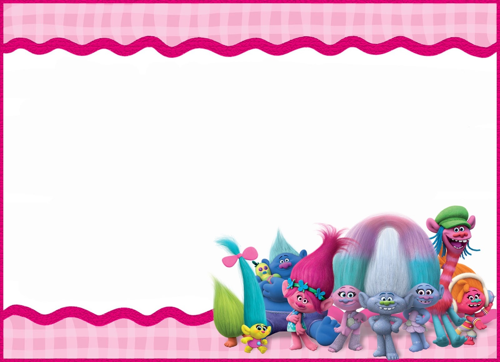 free trolls invitations templates