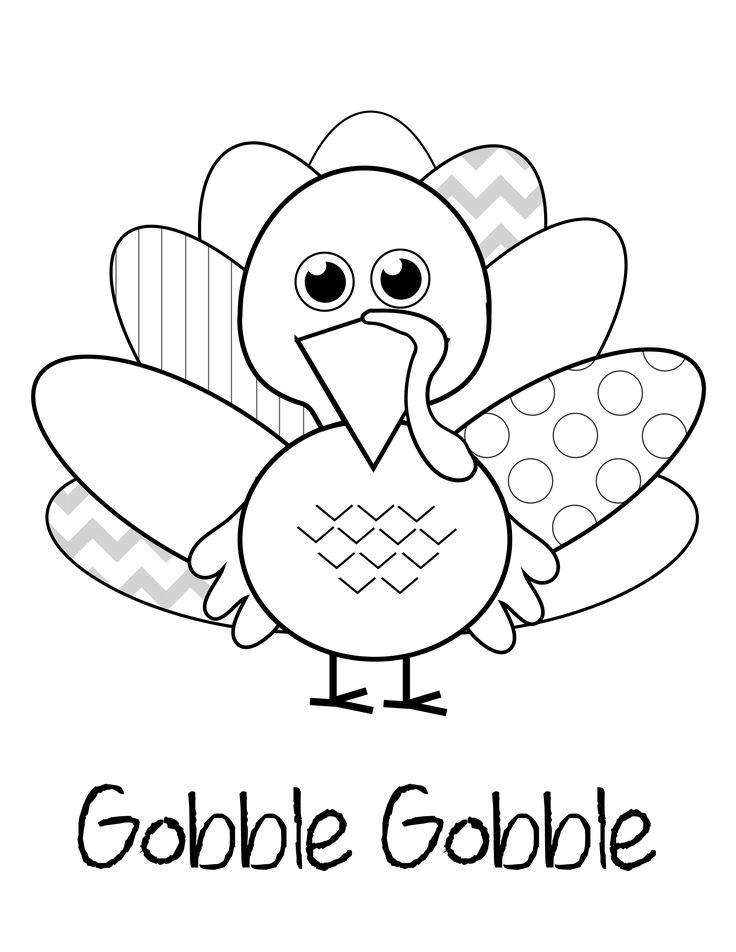 free turkey coloring pages printable