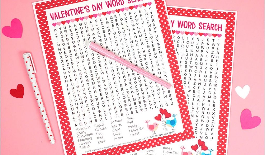 Free Valentine Card Printables For Kindergarten Valentine S Day Word
