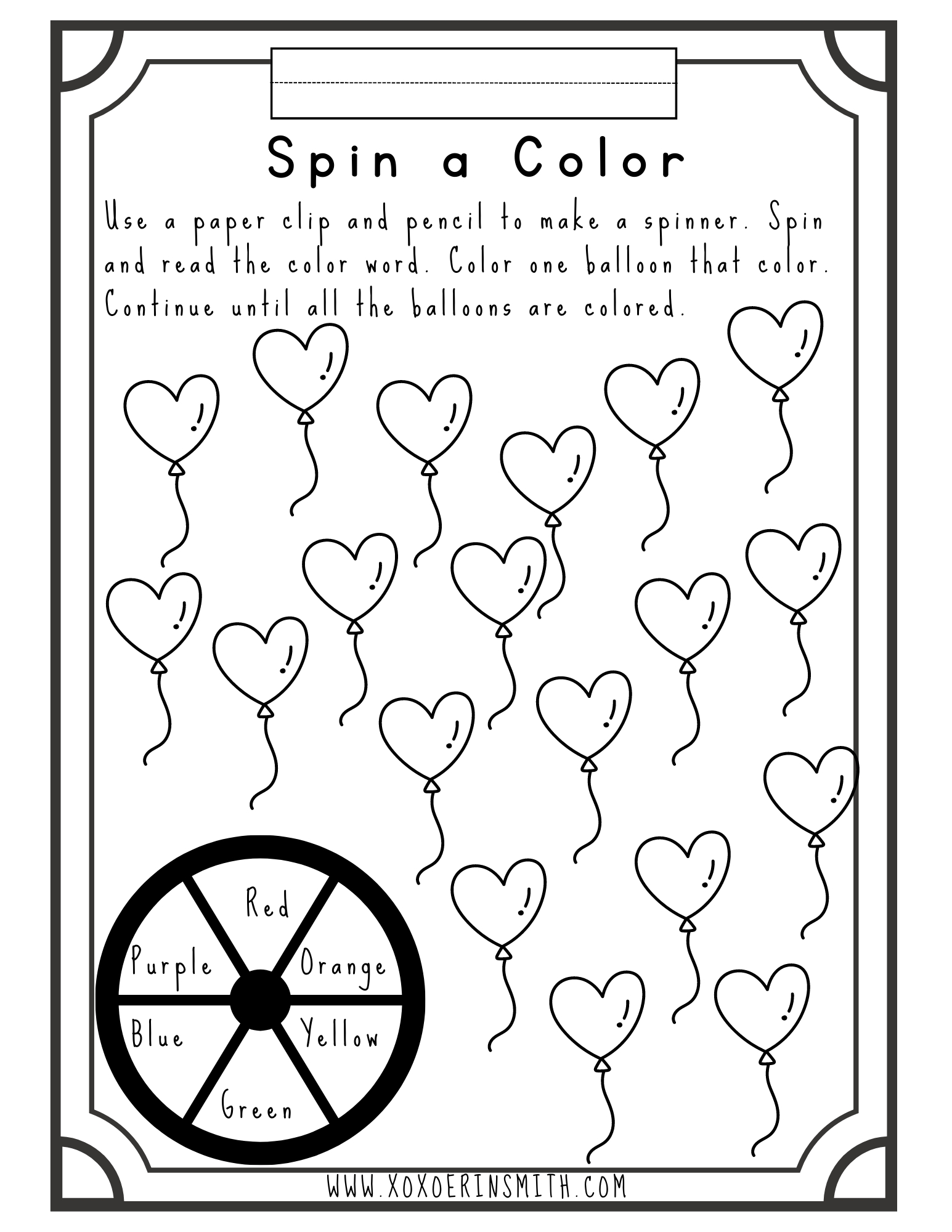FREE Valentines Day Educational Printables For Kids Worksheets 
