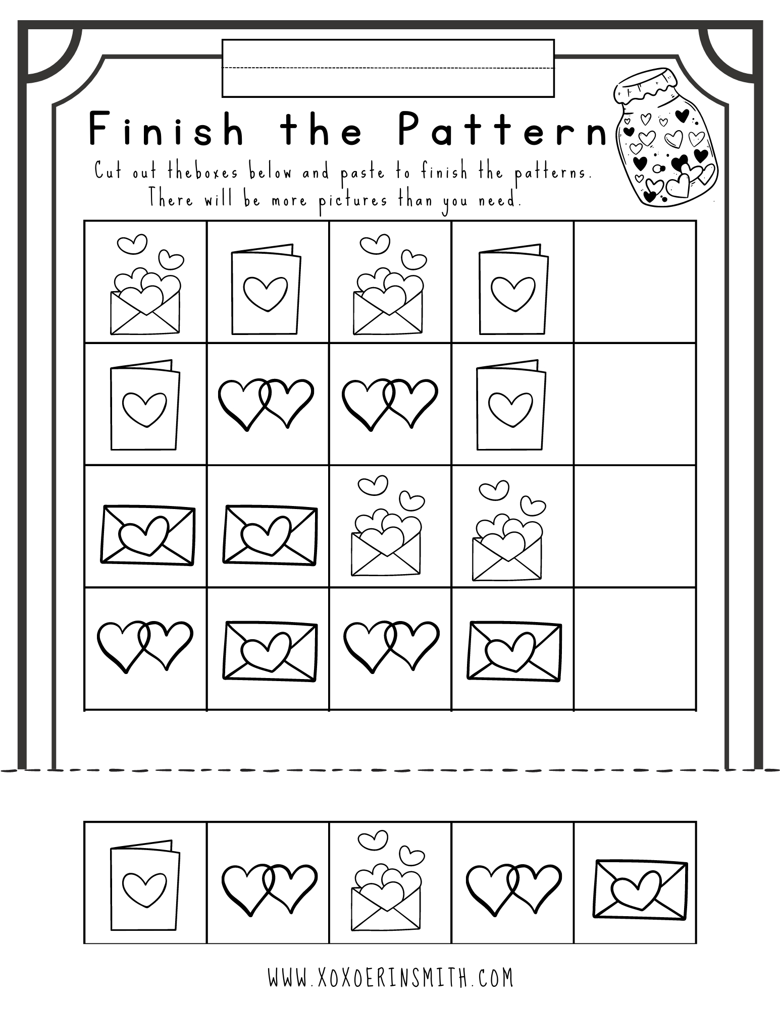 FREE Valentines Day Educational Printables For Kids Worksheets 