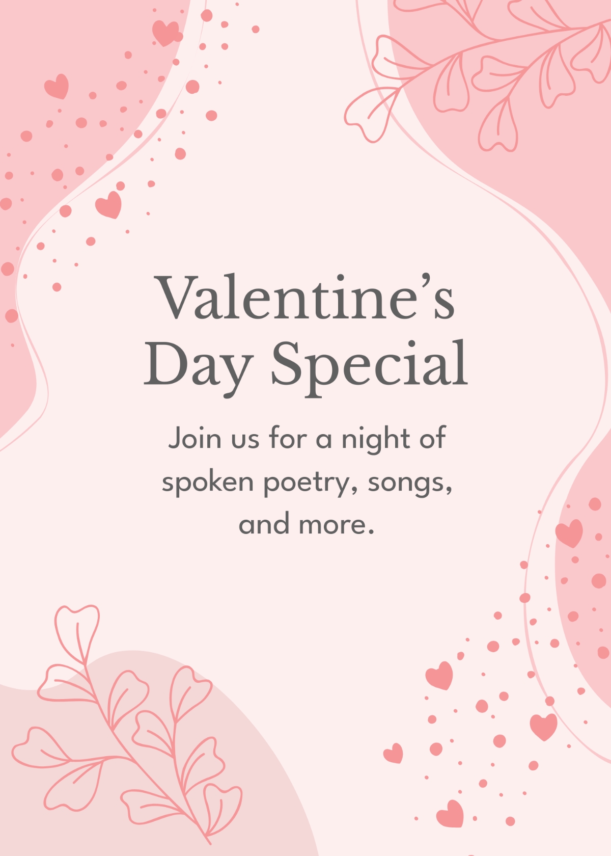 Free Valentines Invitation Template To Edit Online