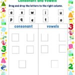 FREE Vowels Consonants Letter Sorting Cut And Paste Jar Worksheets
