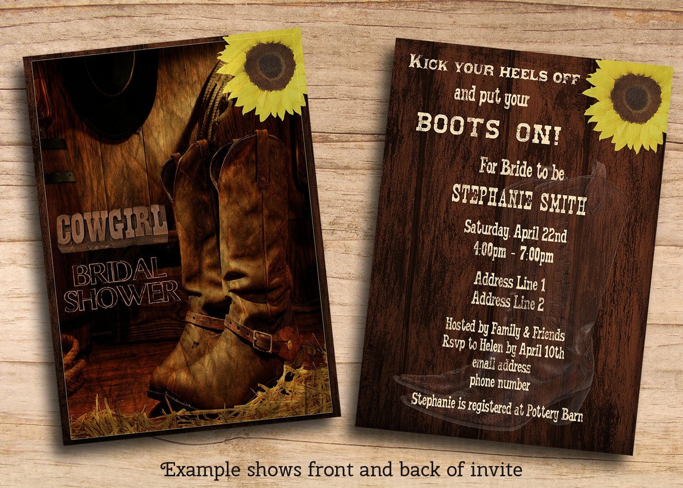 Free Western Invitation Template