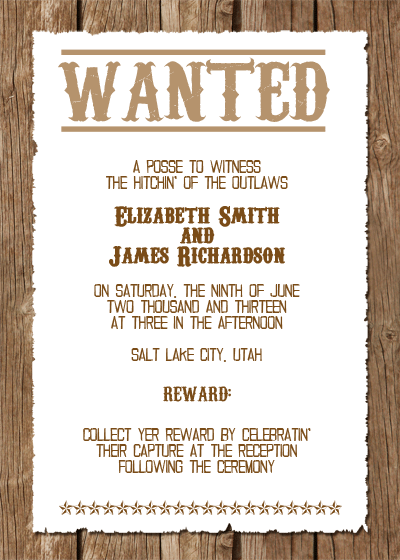 Free Western Invitation Template