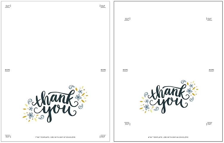 Freebie Printable Thank You Card Blog Every Tuesday
