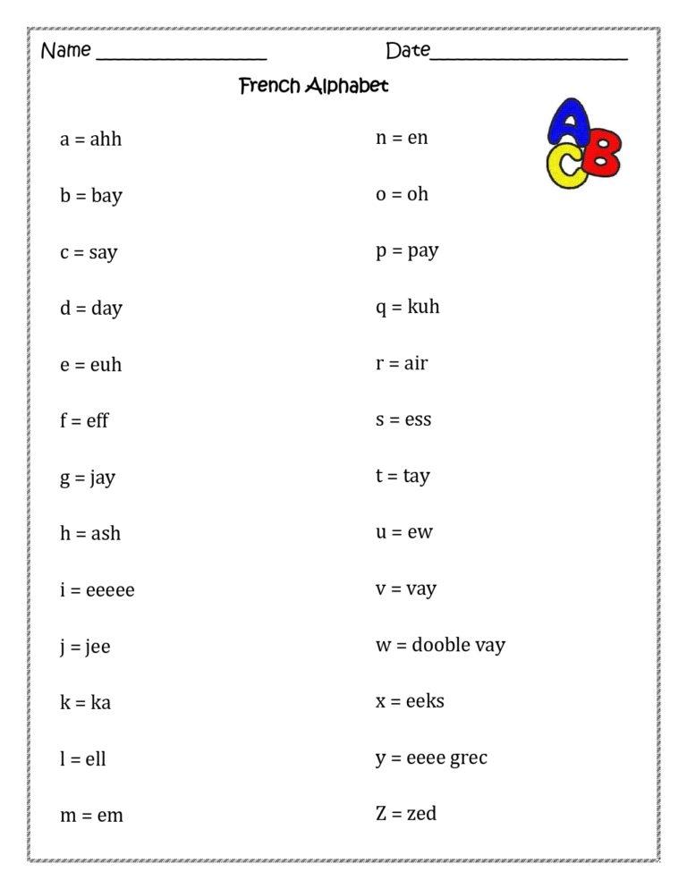 printable french alphabet worksheet pdf