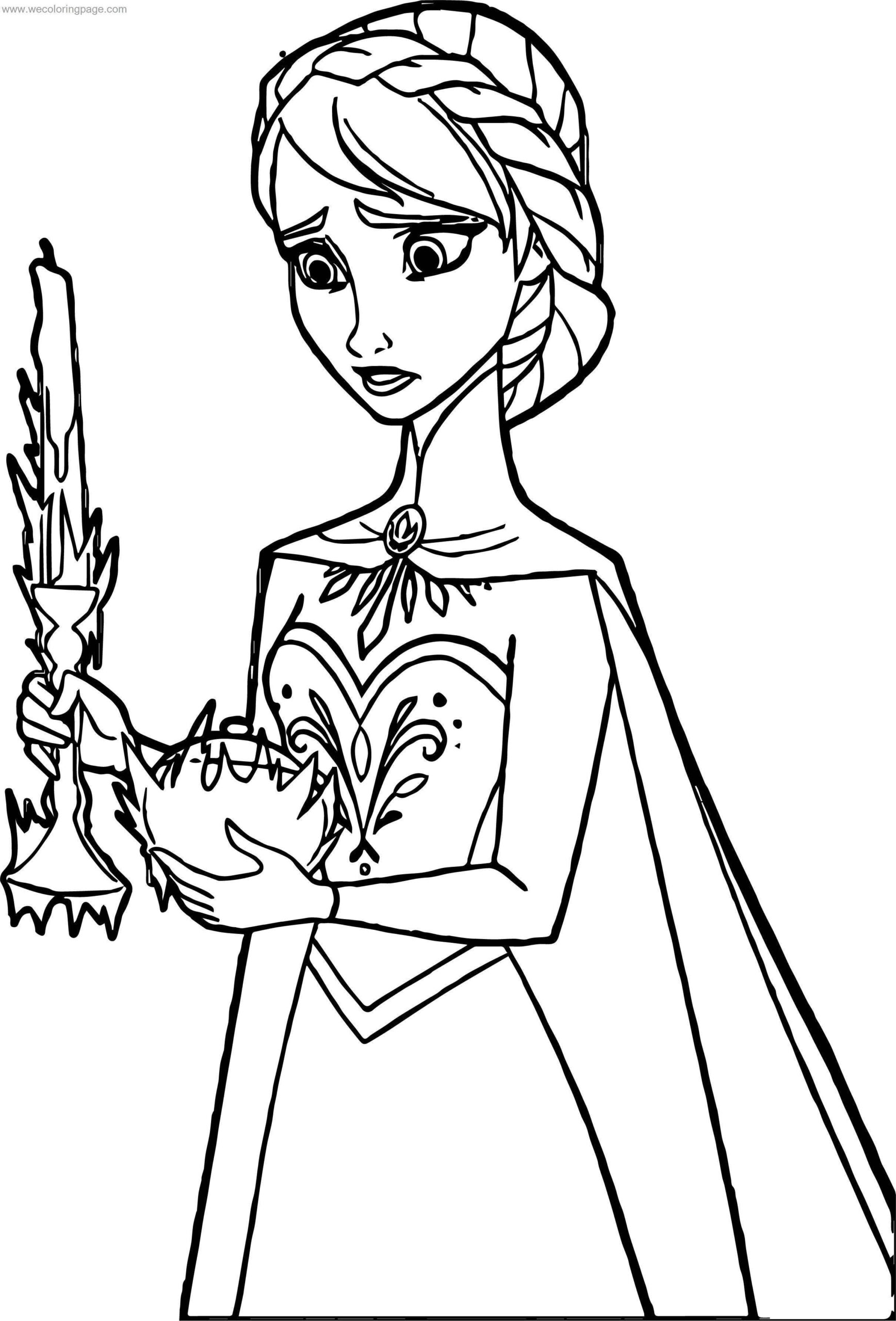 Frozen Elsa Ice Coloring Page Wecoloringpage