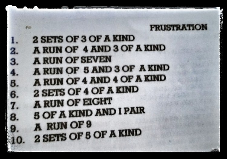 Frustration Card Game Rules For Camping And Family Fun