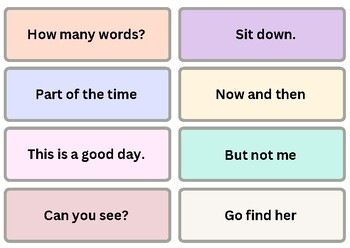 Fry Instant Phrases Flash Cards By Asha 39 s Adventures TPT