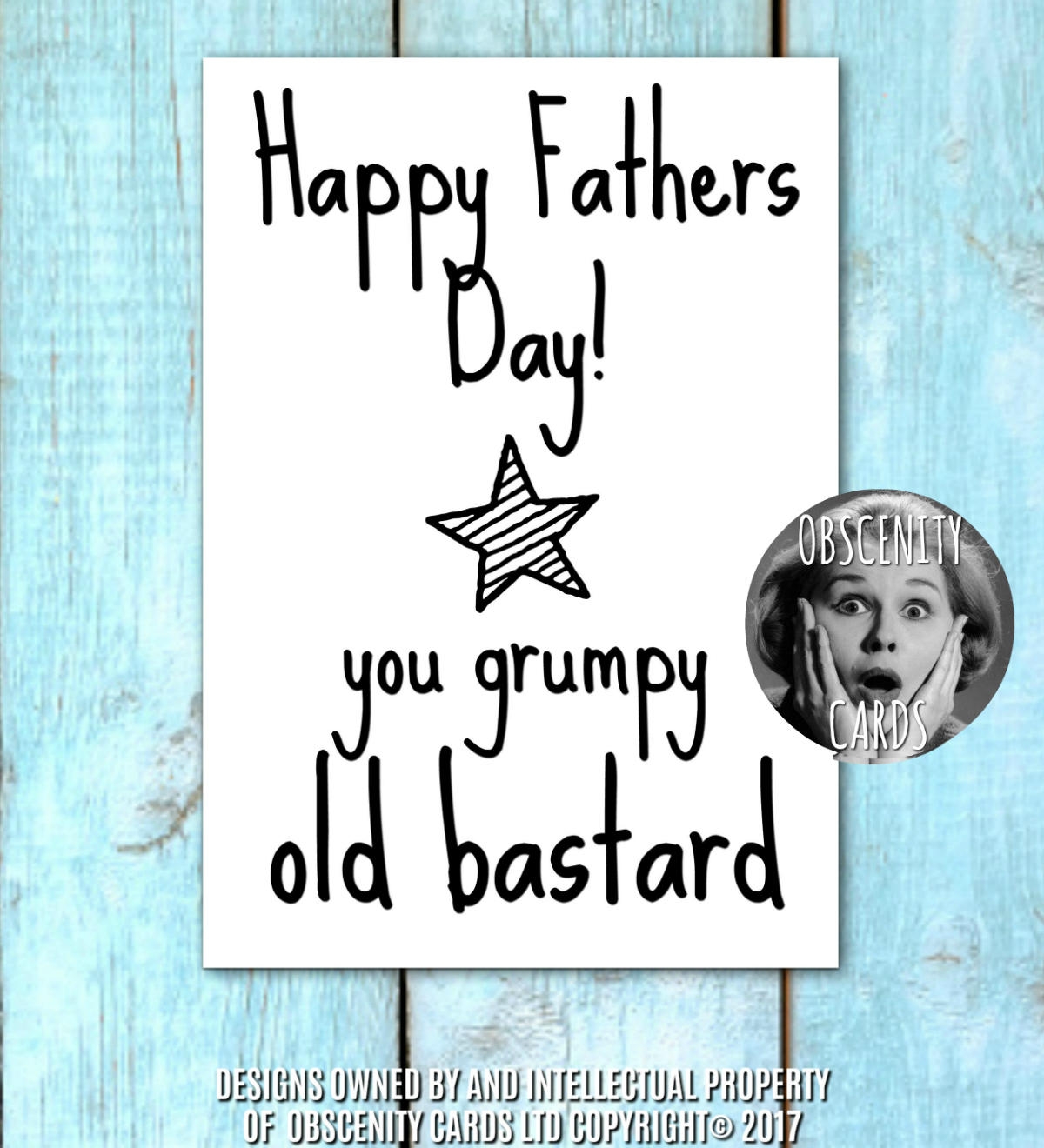 funny fathers day printable card