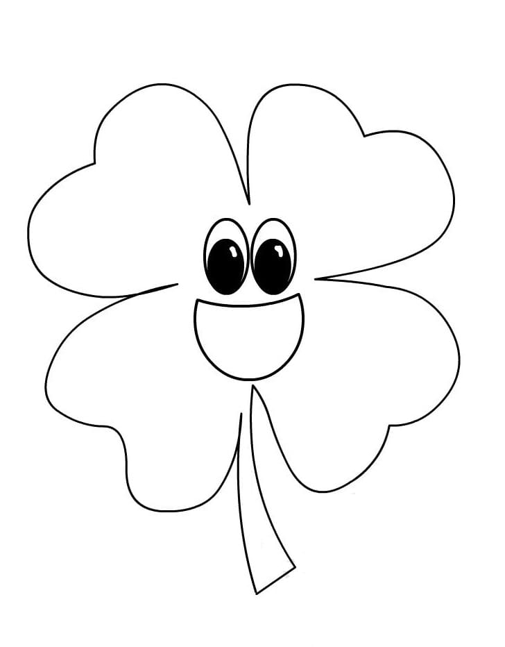Funny Four Leaf Clover Coloring Play Free Coloring Game Online