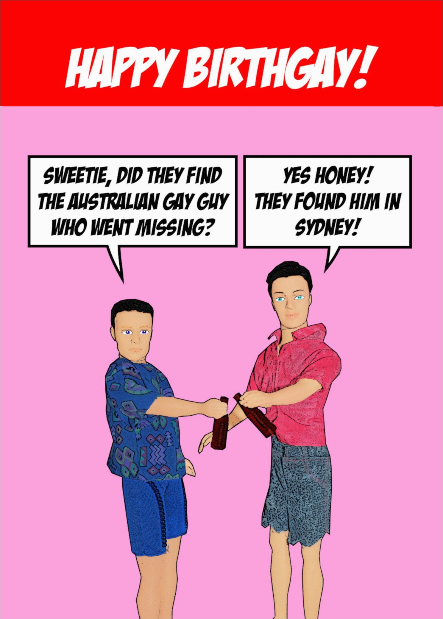 Funny Gay Birthday Cards Gay Rude Funny Hilarious Happy Birthday Card 