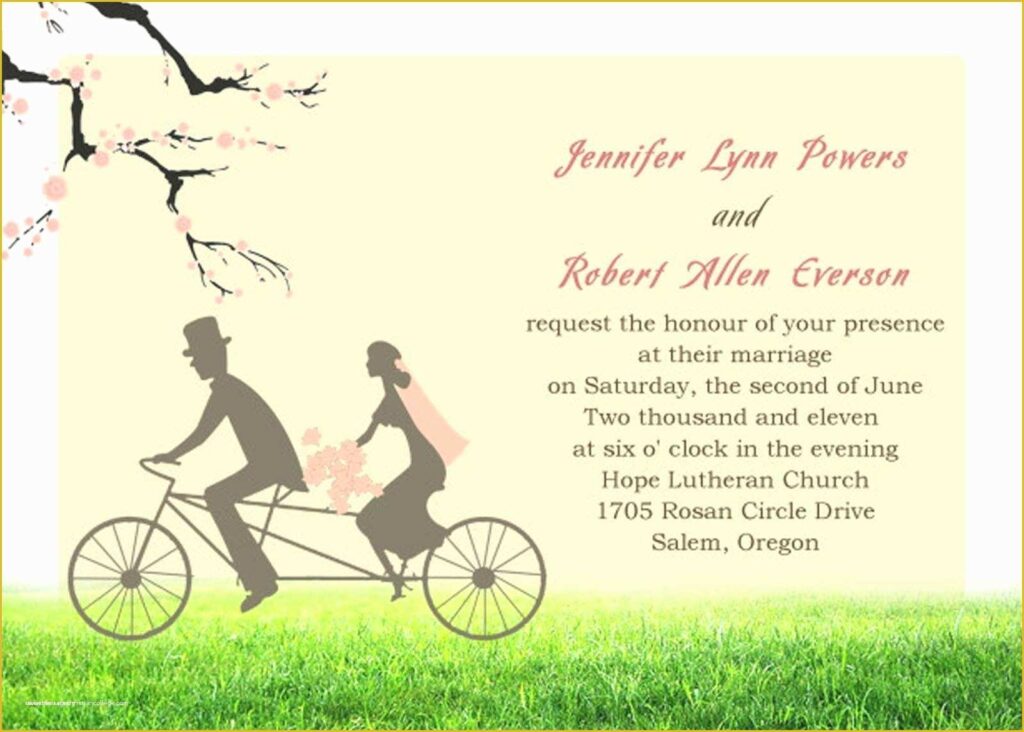 Funny Wedding Invitation Templates Free Of Funny Wedding Invitation