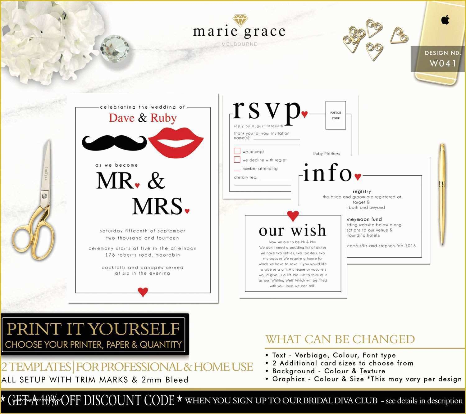 funny wedding invitation templates