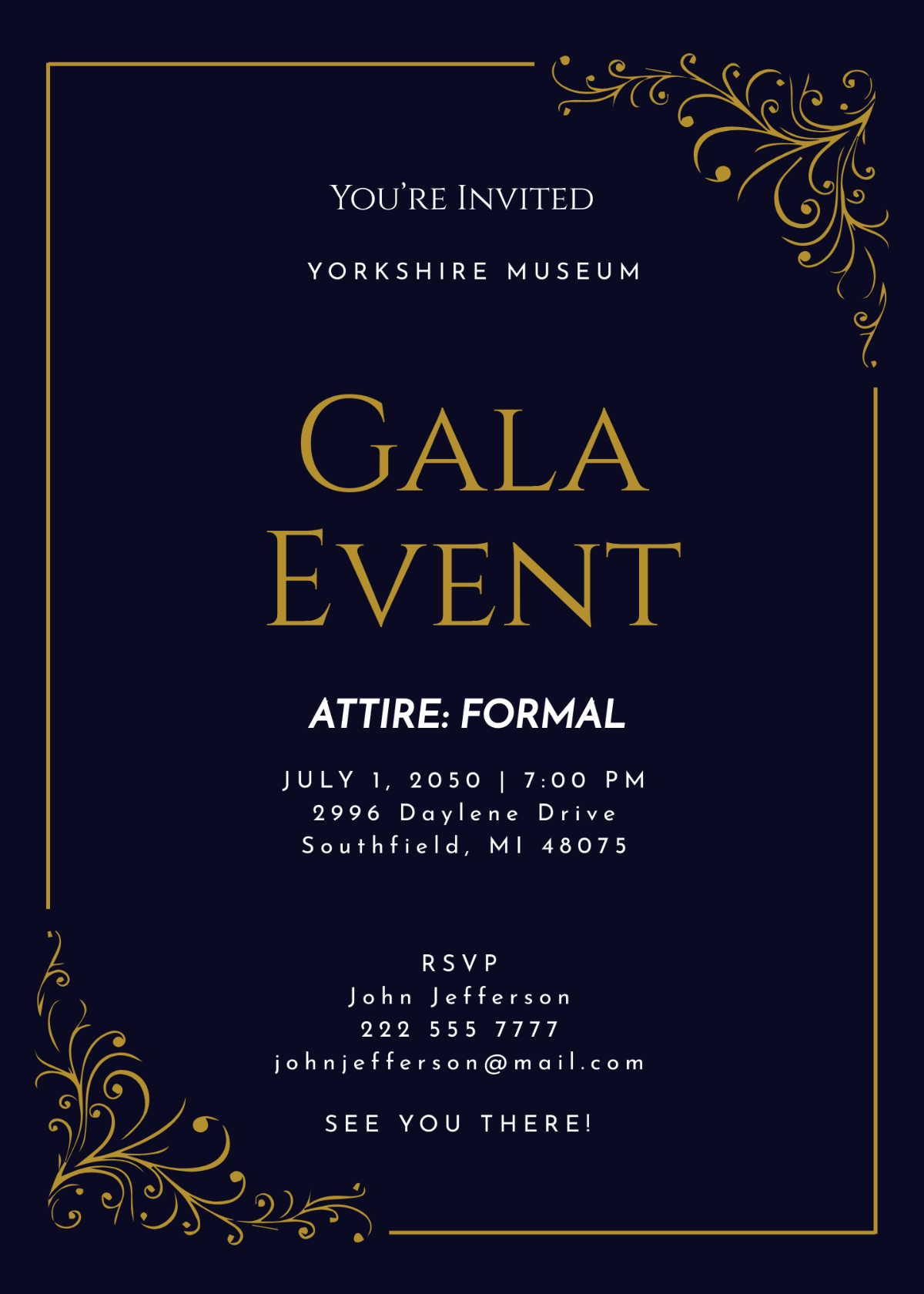 invitation with picture template