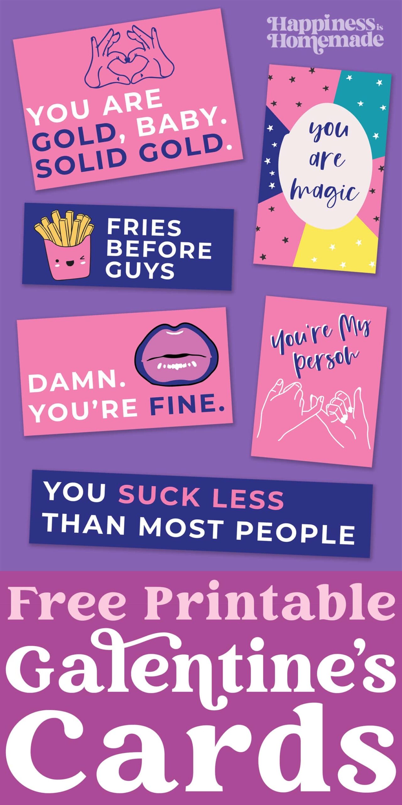 galentine's day cards printable