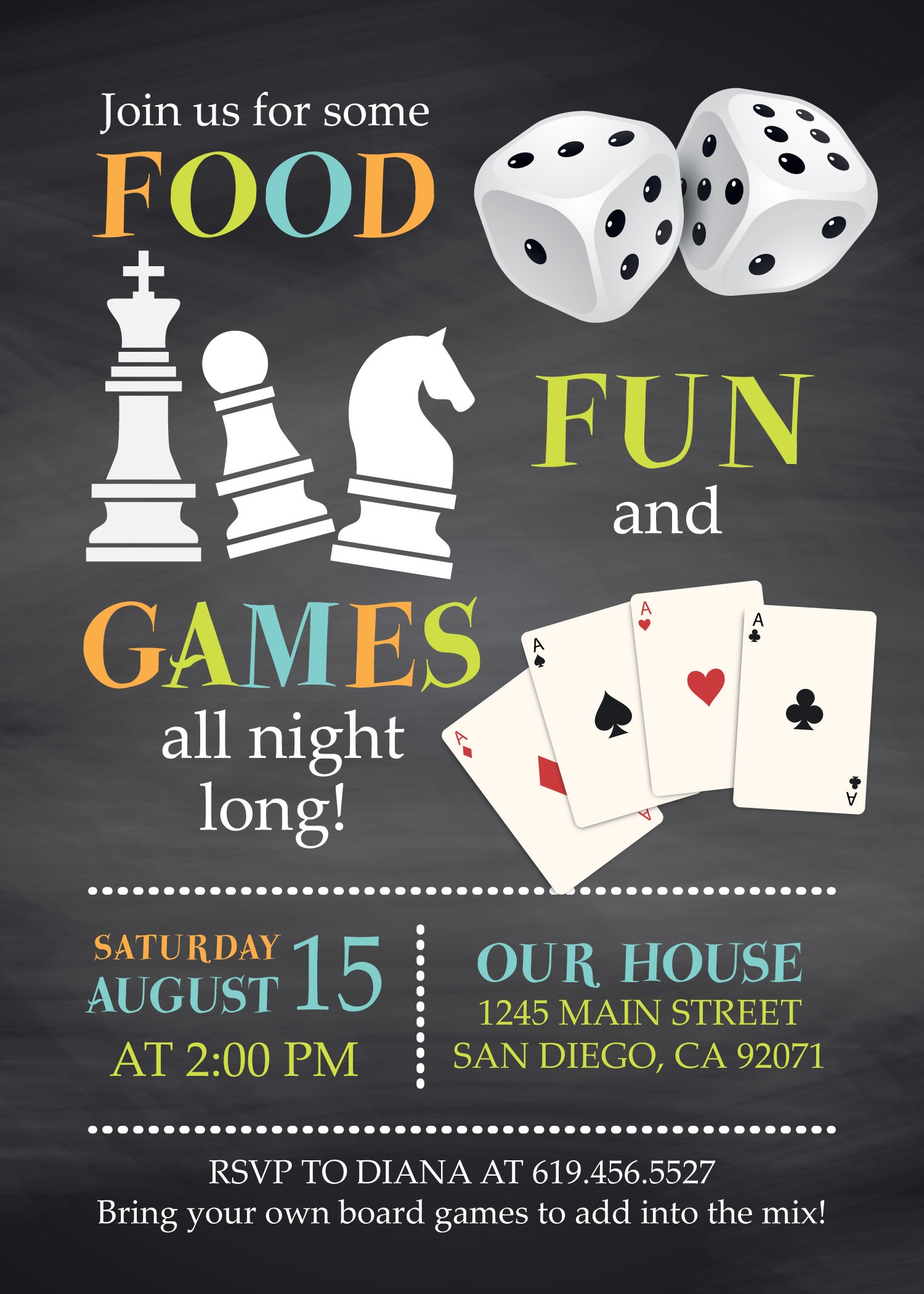 ladies night invite template