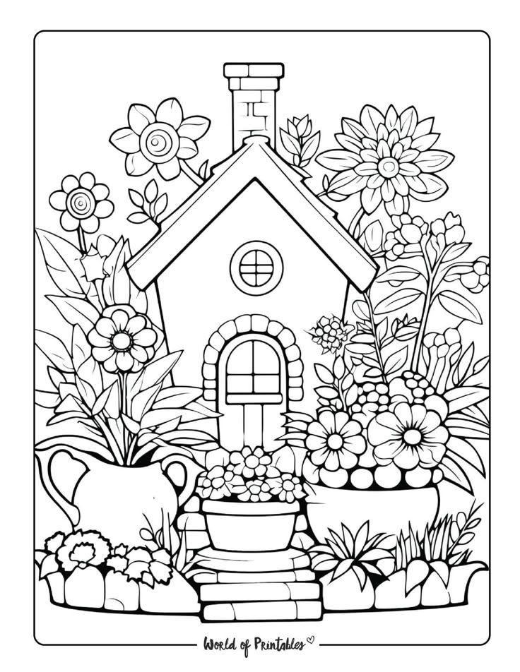 Coloring Page Flower