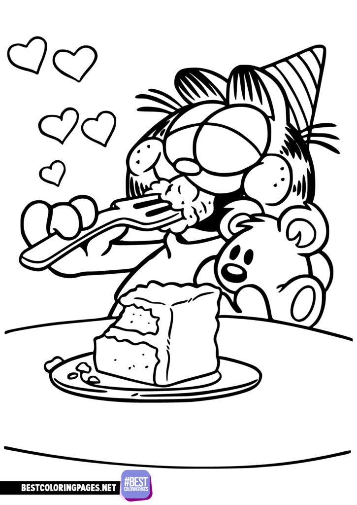 Coloring Pages Garfield