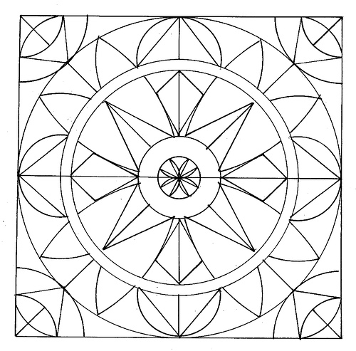 Geometric Coloring Pages 5 Coloringkids