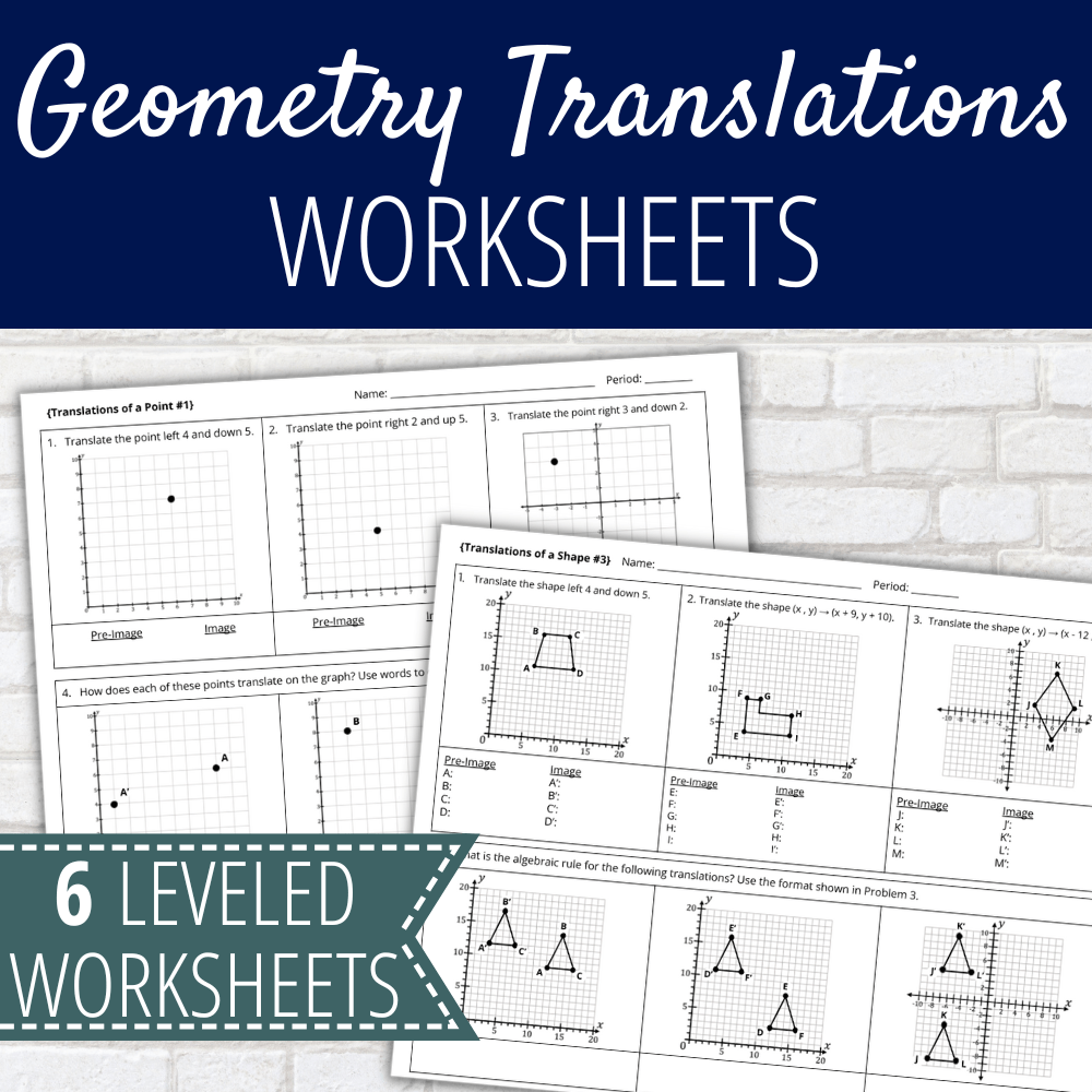translations worksheet