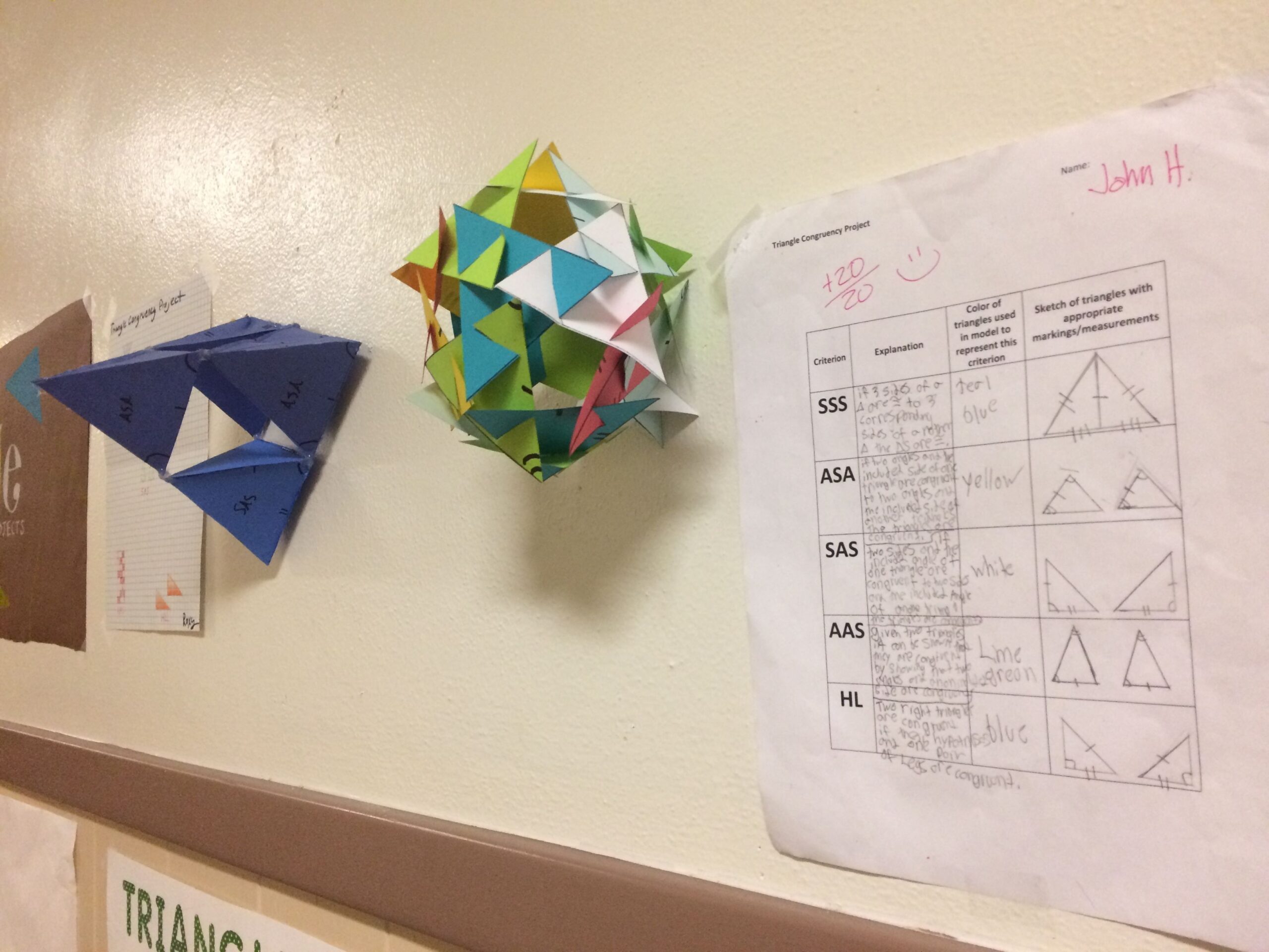 triangle congruence geometry worksheet