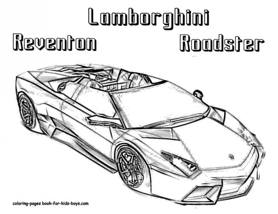 Get This Lamborghini Coloring Pages Free Printable 75185