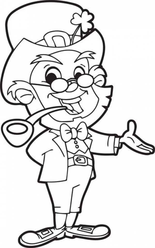 Get This Printable Leprechaun Coloring Pages Yzost