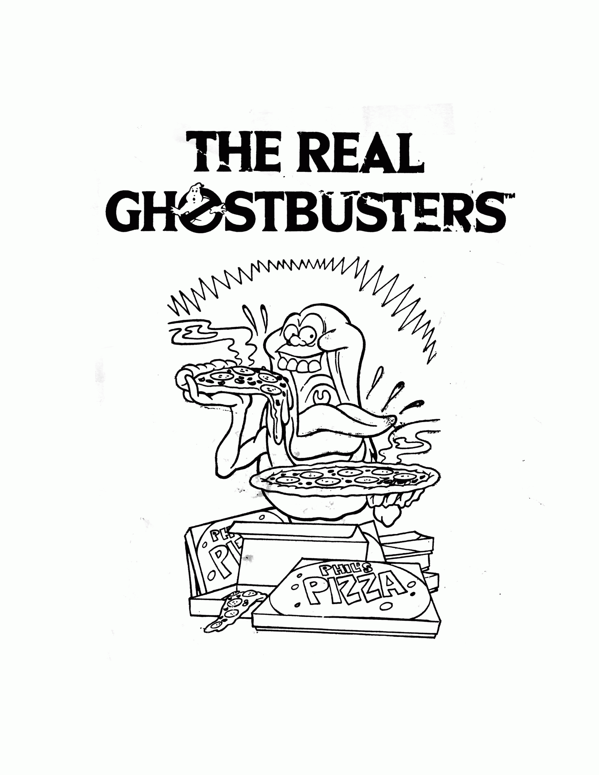 Ghostbusters Free Coloring Pages Coloring Home
