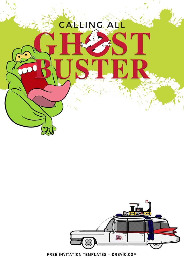 Ghostbusters Invitation Template Free Dev onallcylinders
