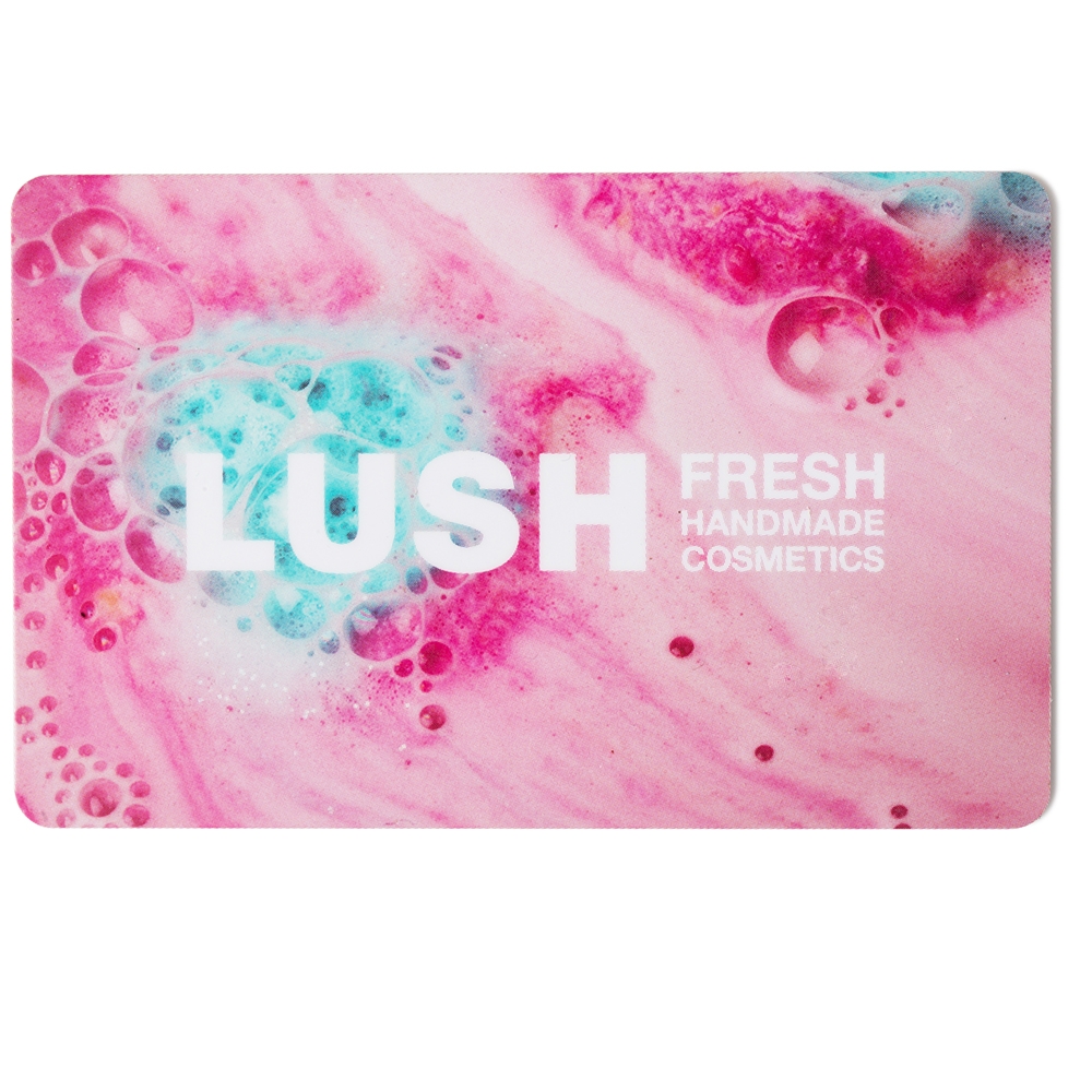 Gift Card Bath Art Gift Cards Lush Cosmetics Hong Kong Macau