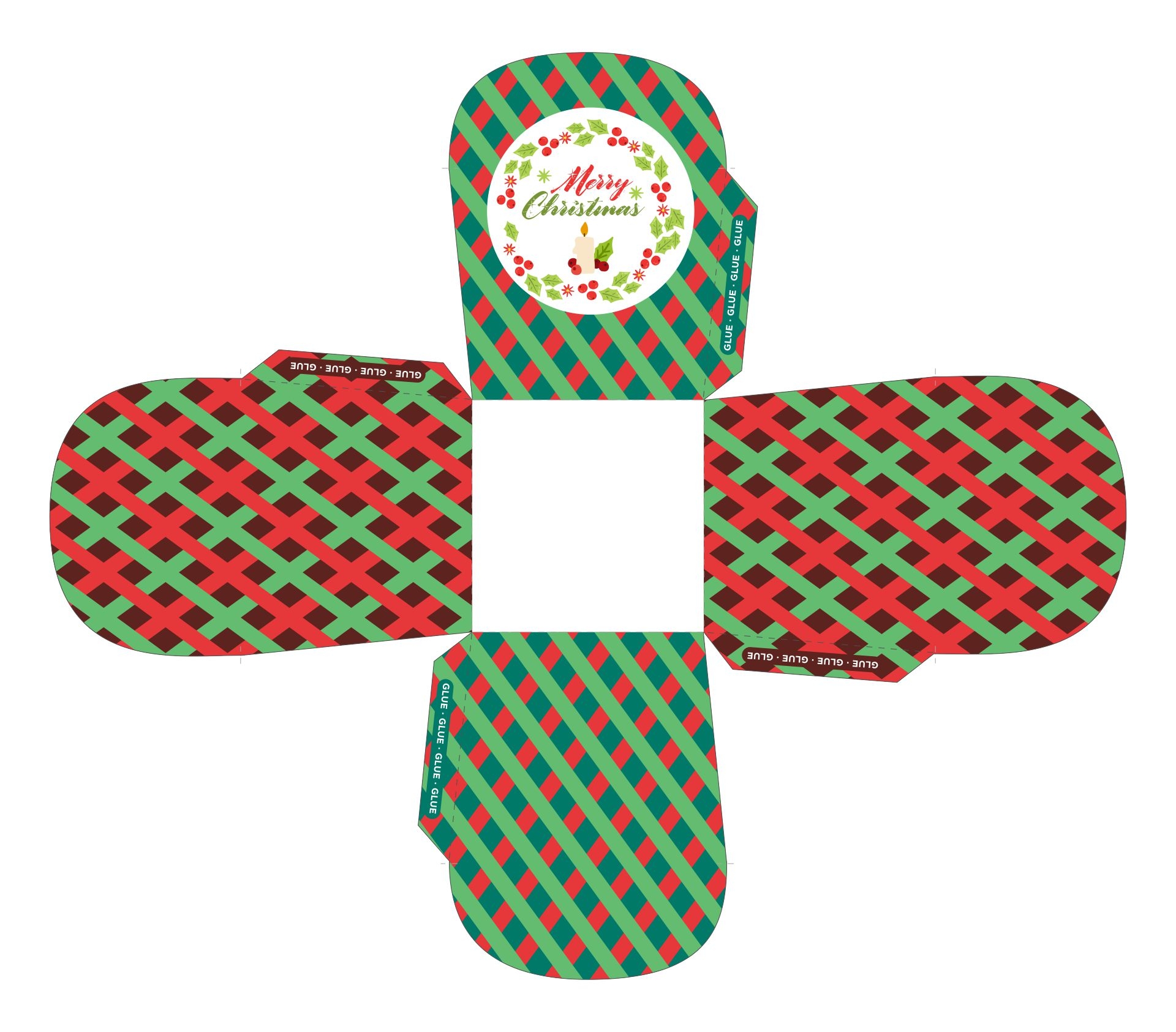Gift Card Box Template Printable Printable Templates