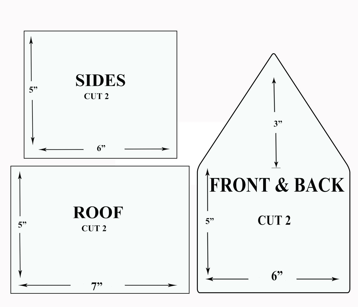 gingerbread house template free printable