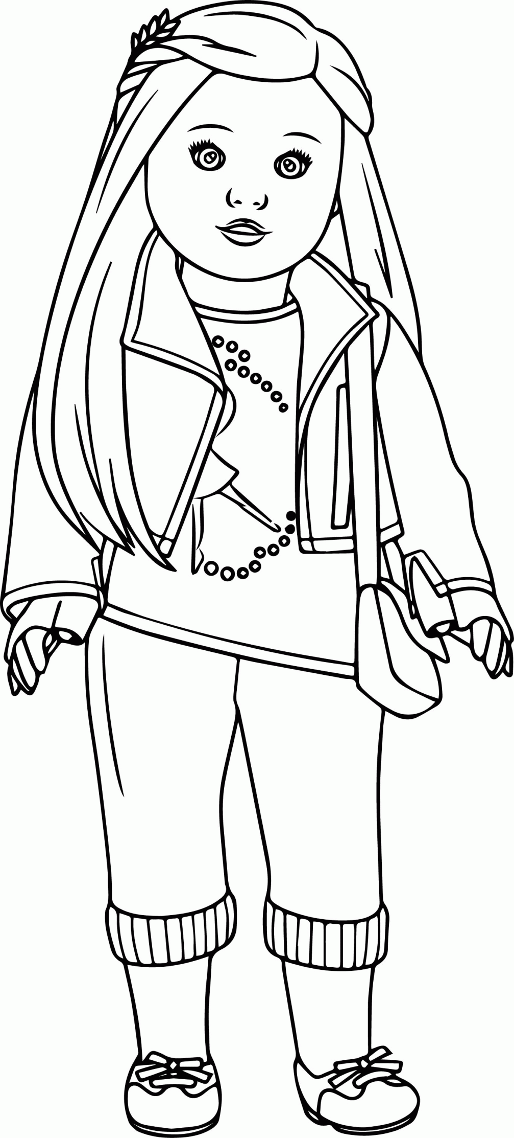 Girl Doll Coloring Pages Coloring Home