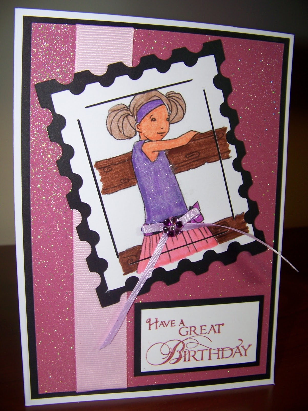 girly birthday cards printable